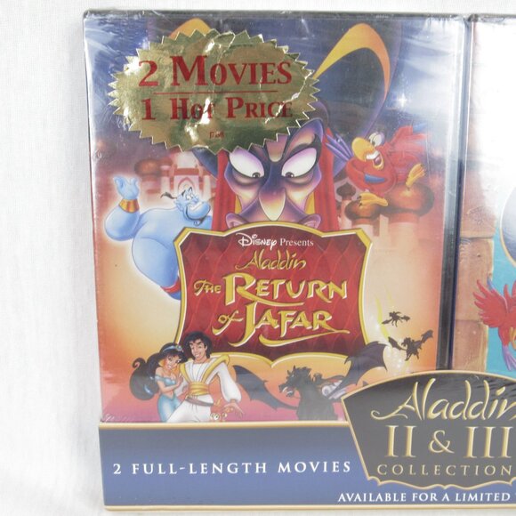 Disney Aladdin The Return of Jafar & The King of Thieves (2 & 3 Collection) - Picture 2 of 15